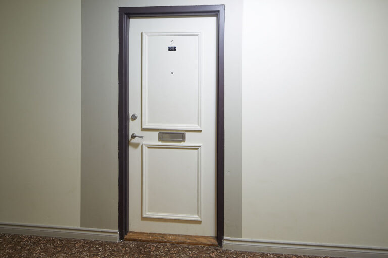 The Park Mills suite door