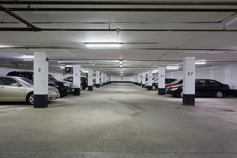 The Park Mills parking garage