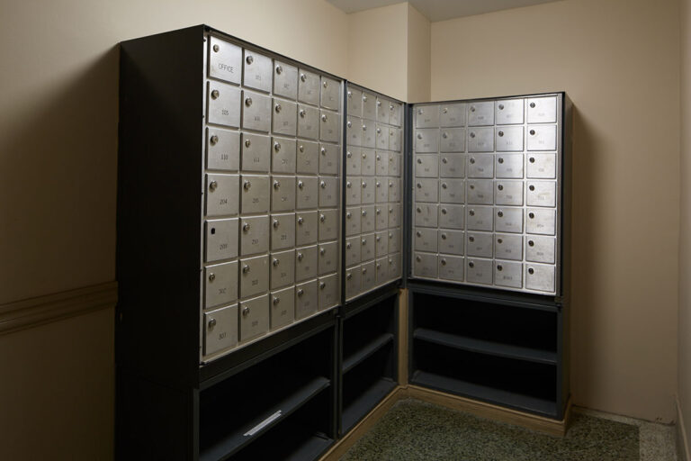 The Cottingham Manor mailboxes